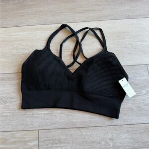 American Eagle / AERIE women’s ribbed sports bra size large